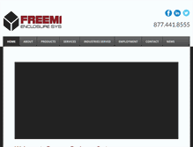 Tablet Screenshot of freemanenclosures.com